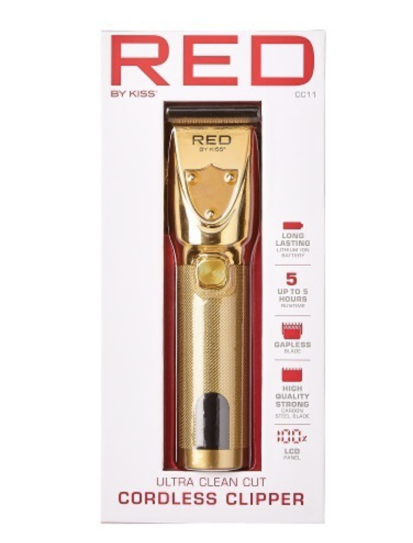 Red Ultra Clean-Cut Cordless Clipper #CC11 - BPolished Beauty Supply