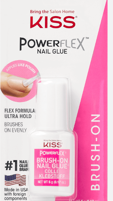 Kiss Powerflex Brush On Nail Glue .17oz