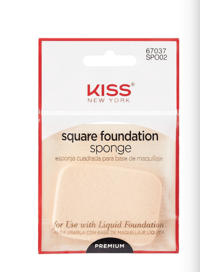 Kiss New York Square Foundation Sponge  #SPO02