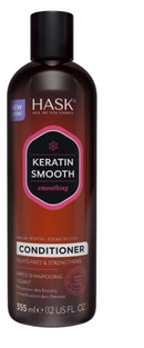 Hask Keratin Smoothing Conditioner, 12 fl oz