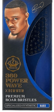 RED PREMIUM | 360 Power Wave Club Boar Brush (Hard)