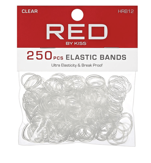 RED Rubberband  Clear 250 pcs #HRB12