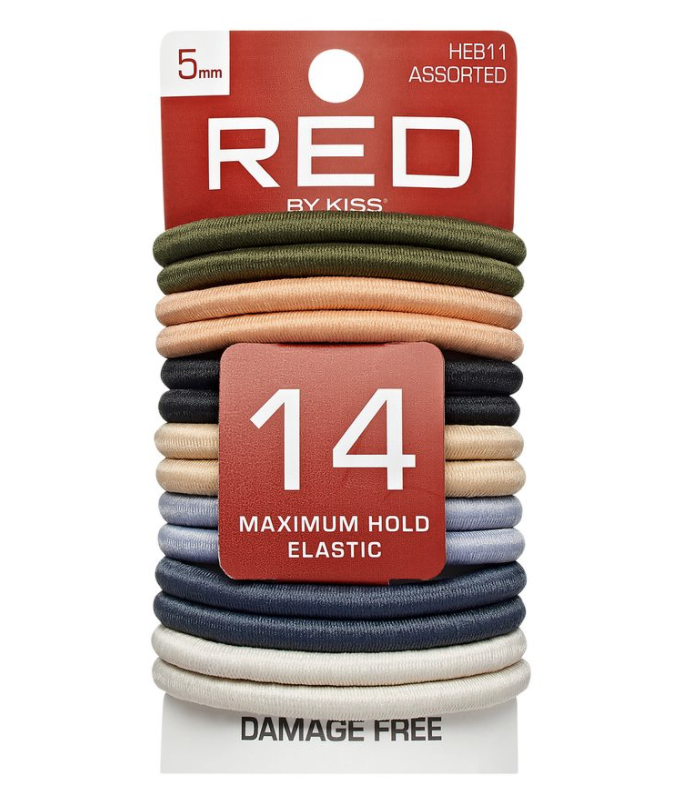 Red Elastic Band 14ct 5MM Nude #HEB11 - BPolished Beauty Supply