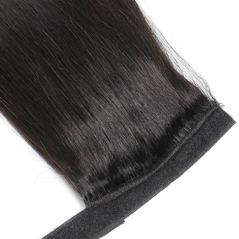 Virgin Hair Wrap Ponytail Hair (Kinky Curly, Kinky Straight, Straight)