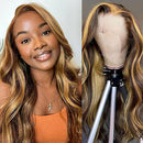 13x4 Frontal Virgin Hair Wig | 150% Density | Grade 10A | HD Lace - Color: P2/30, P4/27, Burgundy, Blue