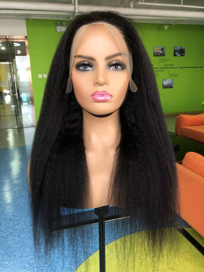 Kinky Straight 13x4 Virgin Hair Lace Wig