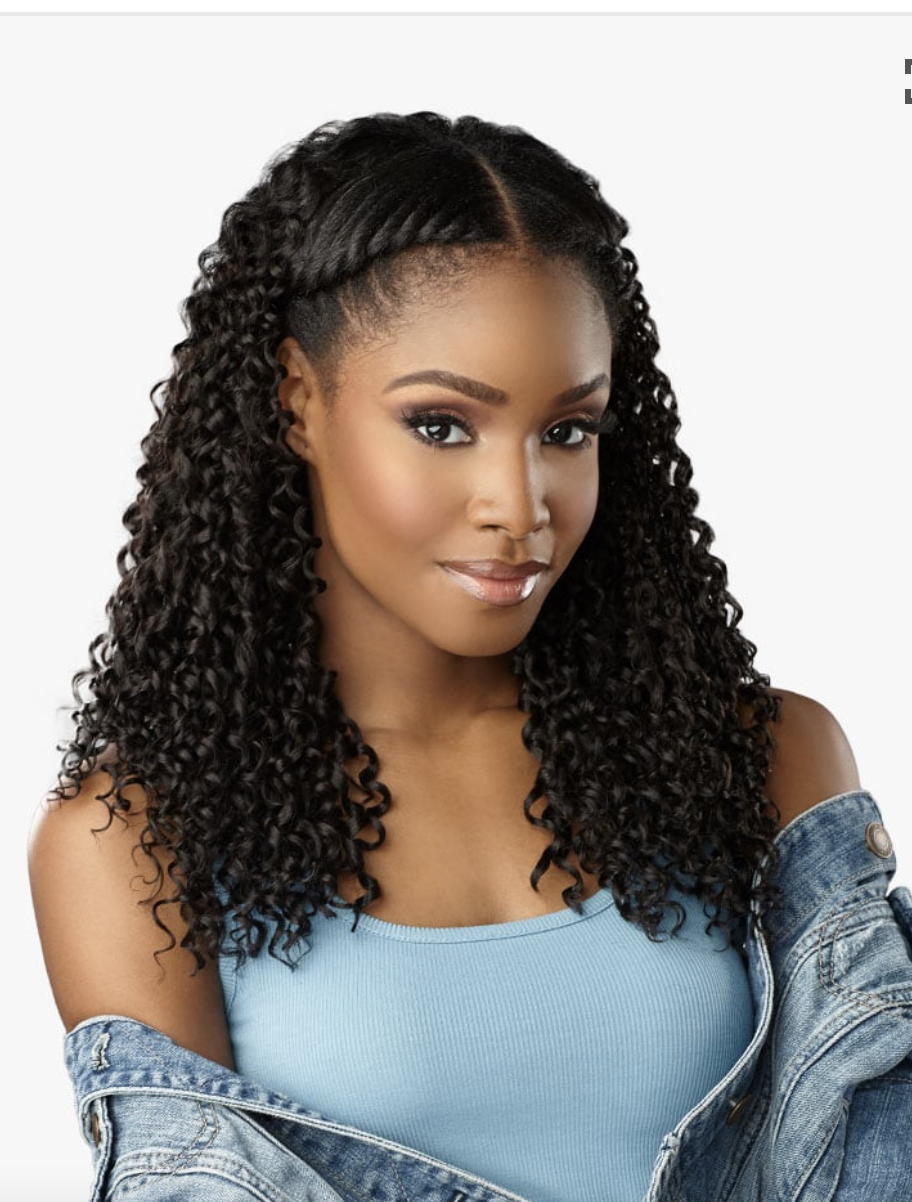 Sensationnel Textured Clip-Ins Weave Curls Kinks N Co - Dream Chaser 14" - BPolished Beauty Supply