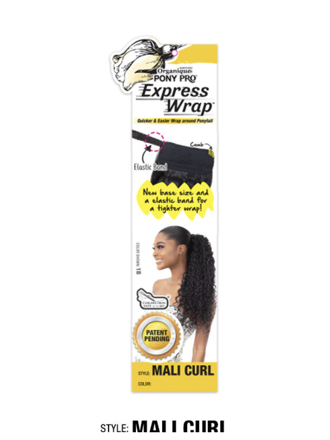 Shake N Go Organique Pony Pro Mastermix Pony Express Wrap - Mali Curl - BPolished Beauty Supply