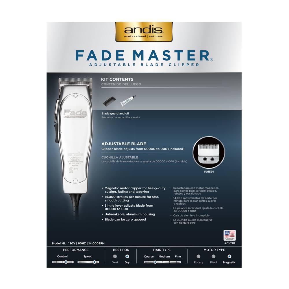 Andis Fade Master Clipper #01690 - BPolished Beauty Supply