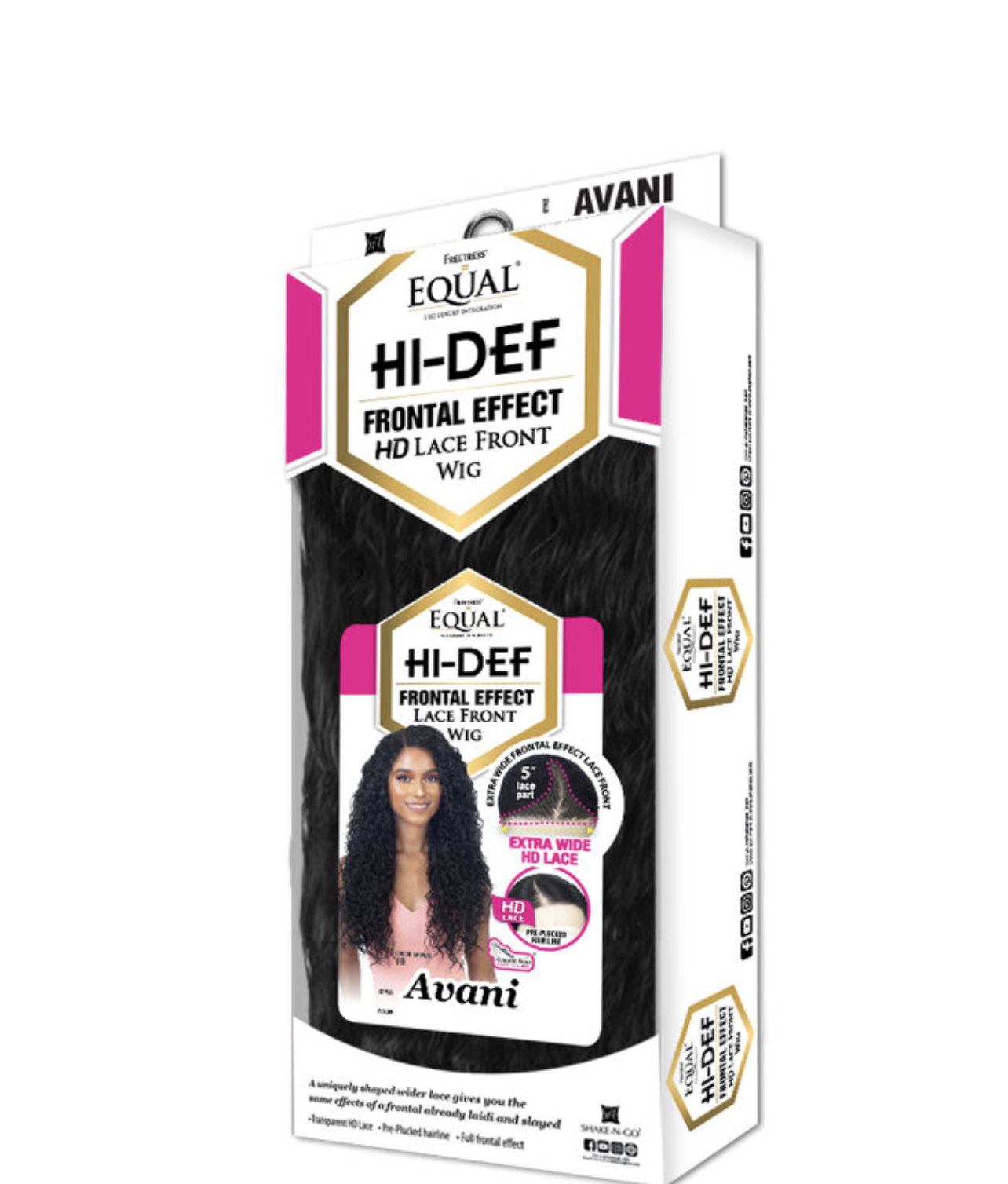 FreeTress Equal Synthetic HD Lace Front Wig - Avani - BPolished Beauty Supply