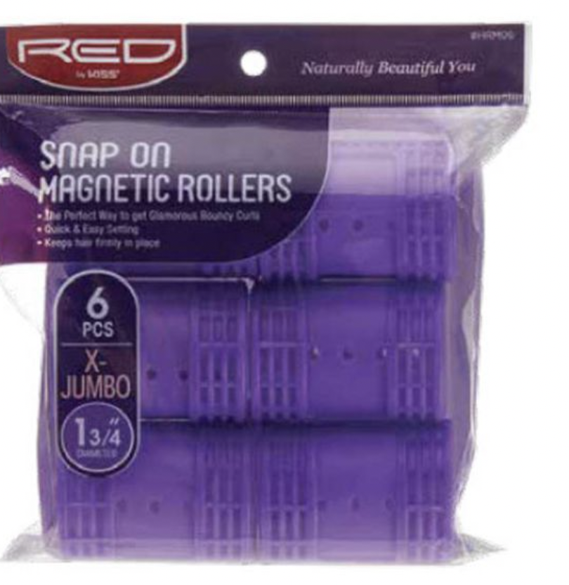 RED Snap On Magnetic Rollers - BPolished Beauty Supply