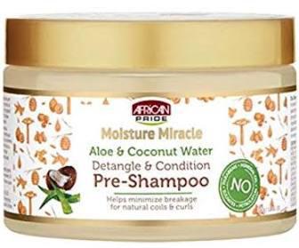 African Pride Moisture Miracle Aloe & Coconut Water Pre-Shampoo 12 oz - BPolished Beauty Supply