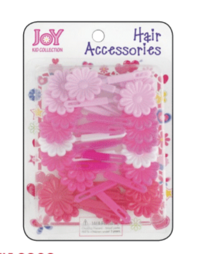 Joy Hair Barrettes 10 CT 20MM Daisy - BPolished Beauty Supply