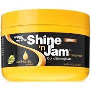 Ampro Shine 'n Jam Conditioning Gel |Extra Hold 8 oz - BPolished Beauty Supply