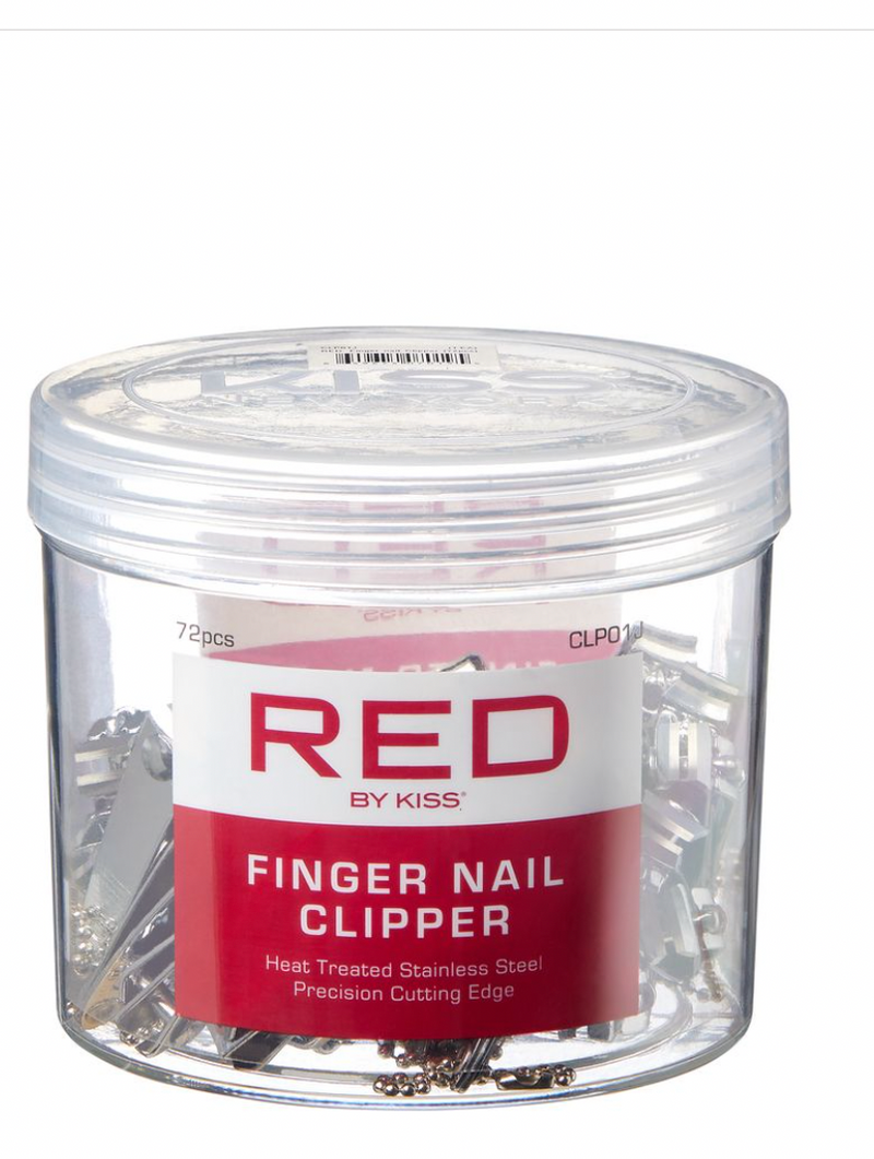 Red Fingernail Nail Clipper CLP01J - BPolished Beauty Supply