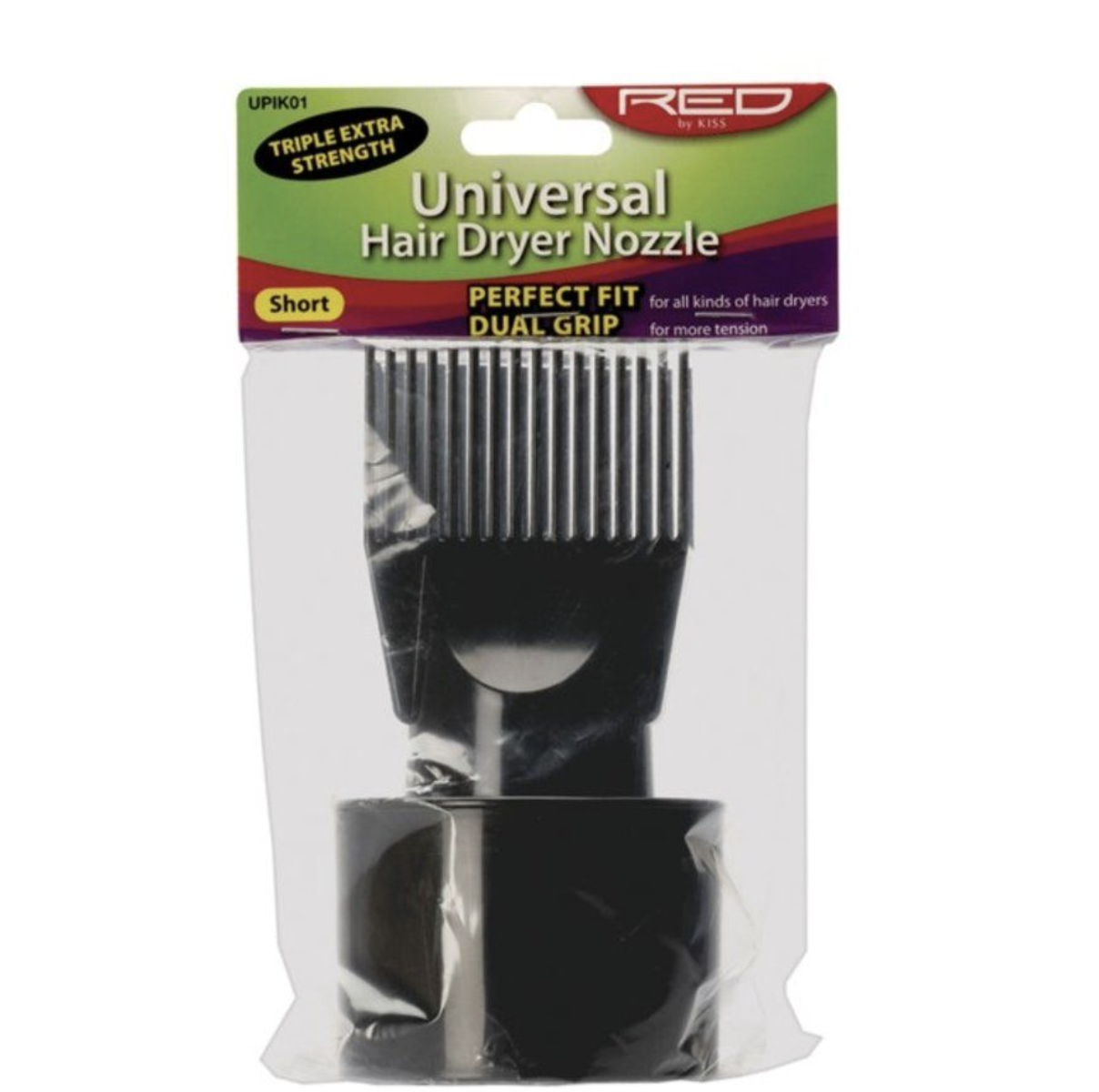 Red Universal Hair Dryer Nozzle (Short) #UPIK01 - BPolished Beauty Supply