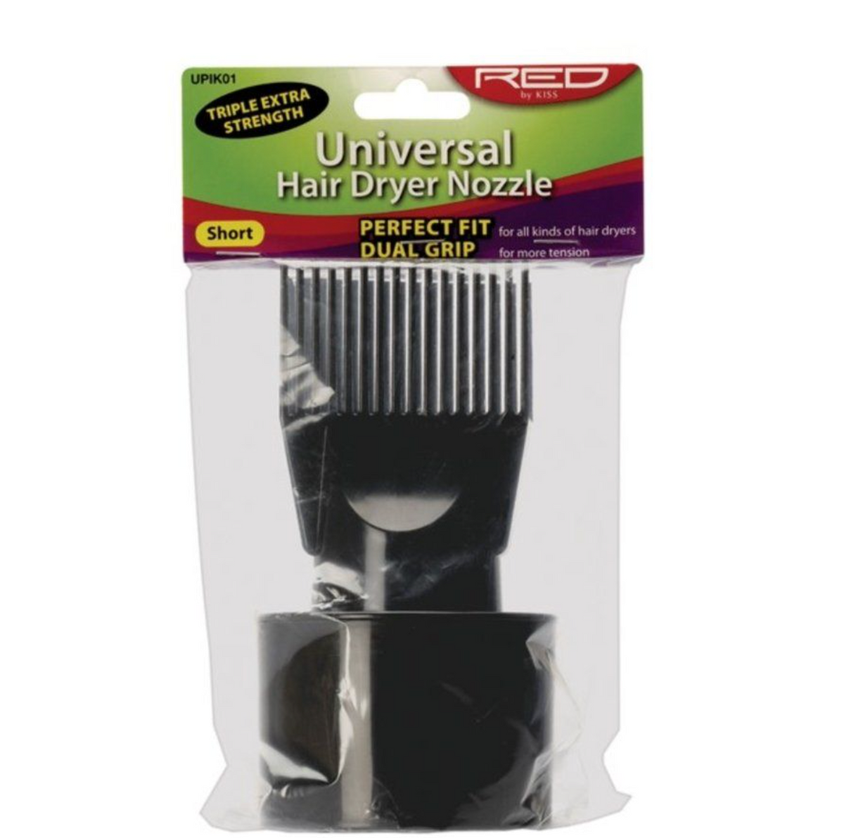 Red Universal Hair Dryer Nozzle (Short) #UPIK01 - BPolished Beauty Supply