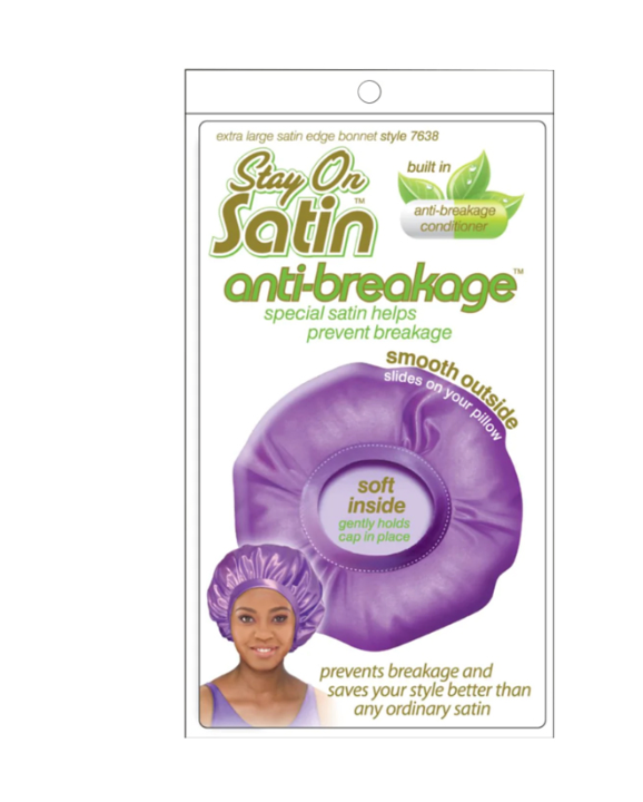 Stay on Satin Bonnet X-Large Assorted #7638 - BPolished Beauty Supply