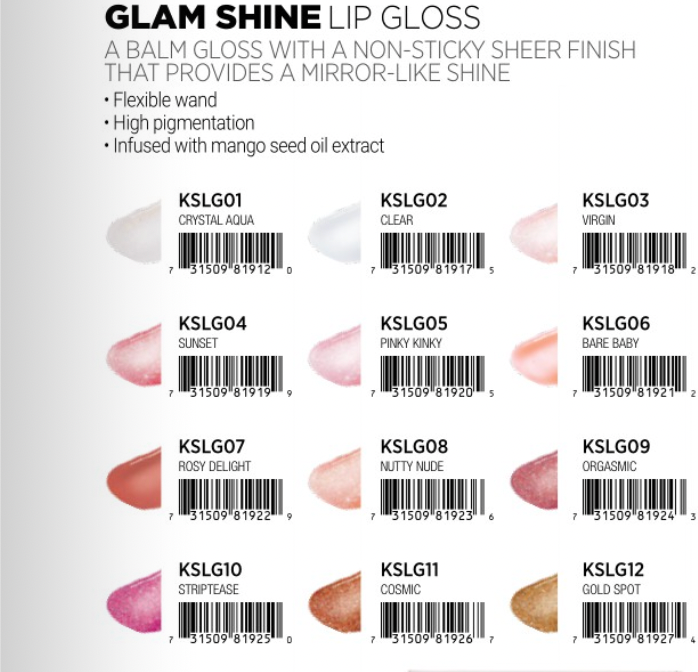 Kiss New York Glam Shine Lipgloss - BPolished Beauty Supply