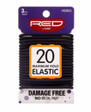 RED Elastic Band 20/ct, 3 #HEB03 - BPolished Beauty Supply