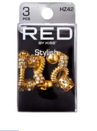 Kiss RED Braid Charms - 78 Different Styles - BPolished Beauty Supply