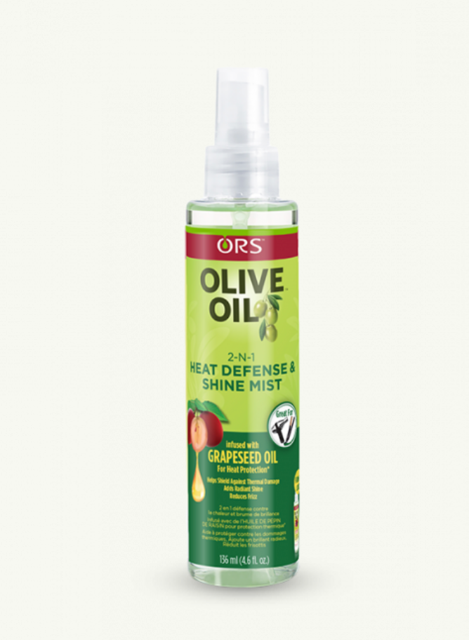ORS Olive Oil 2n1 Shine Mist & Heat Defense with Grapseed Oil 4.6 oz - BPolished Beauty Supply