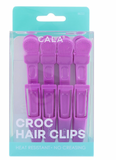 Cala Croc Hair Clips Pink Lavender #66222 - BPolished Beauty Supply