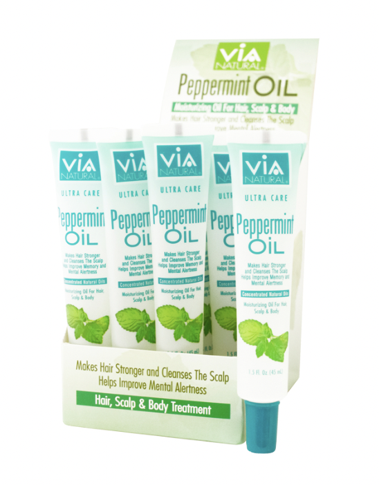 VIA Natural Peppermint Oil 1.5 oz - BPolished Beauty Supply