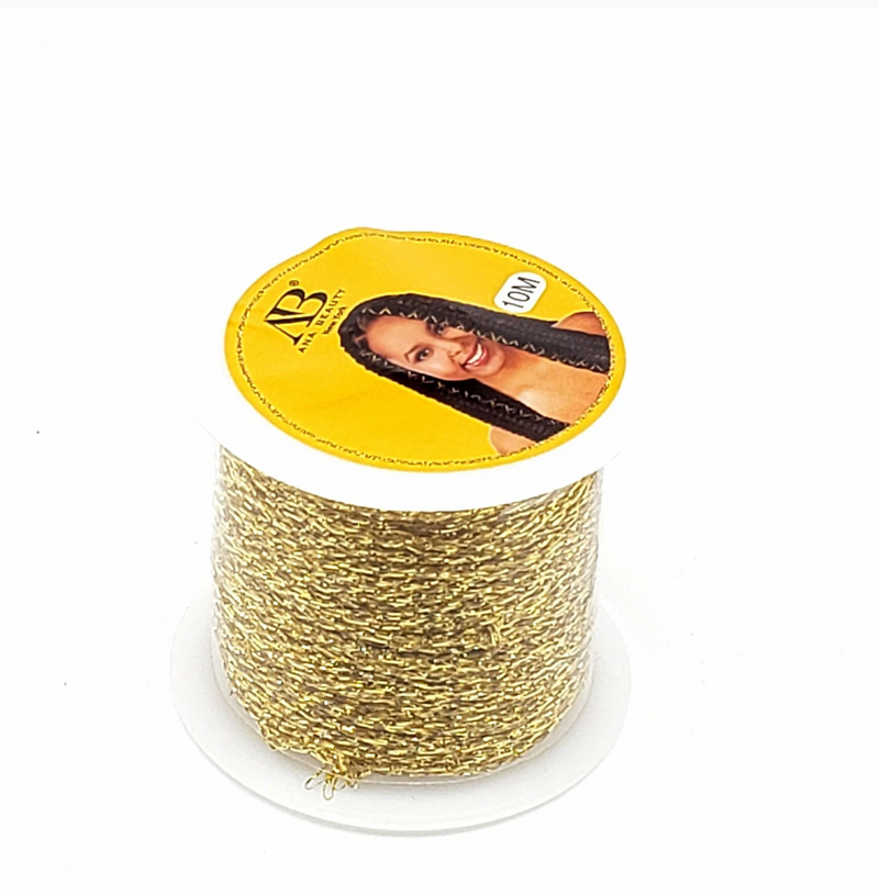 Braiding Thread (Silver & Gold) BRAID600 - BPolished Beauty Supply