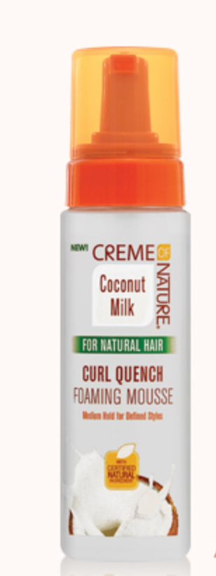 Creme of Nature Coconut Milk Curl Quench Foaming Mousse (8 oz.) - BPolished Beauty Supply