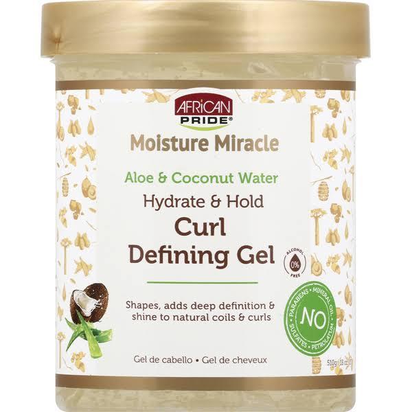African Pride Moisture Miracle Hydrate & Hold Curl Defining Gel 18 oz - BPolished Beauty Supply
