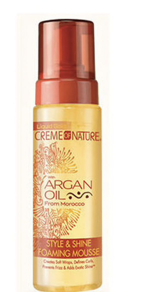 Creme of Nature Argan Oil Style & Shine Foaming Mousse  (7 oz.) - BPolished Beauty Supply