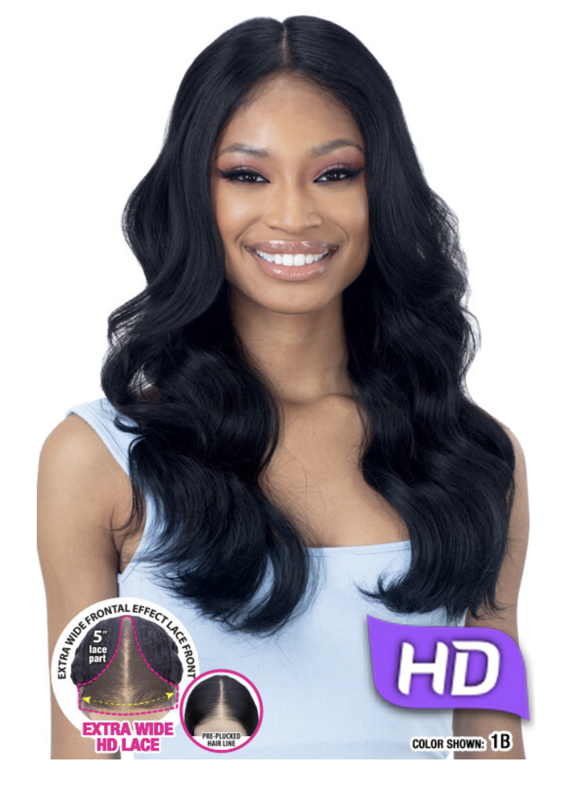 FreeTress Equal HI Def Frontal Effect Lace Front - Gracie - BPolished Beauty Supply