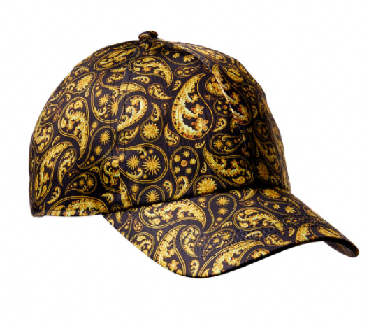 Red Keyshia Cole X Silky Satin Cap Collection - FH016 SILKY SATIN BASEBALL  CAP LUXE PAISLEY