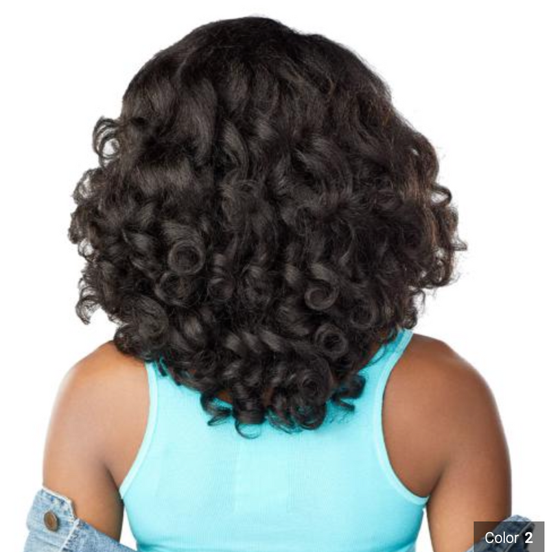Sensationnel Textured Clip-Ins Weave Curls Kinks N Co Top Lady 10" (9Pcs) - BPolished Beauty Supply