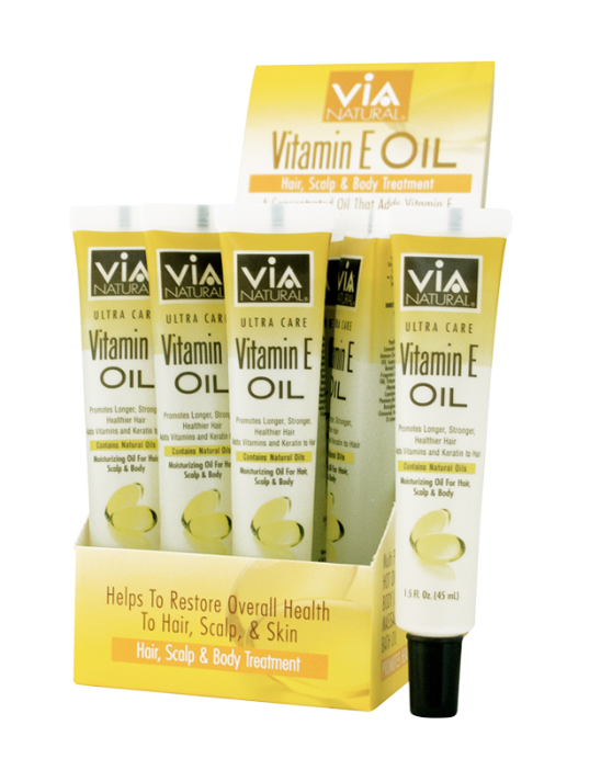 VIA Natural Vitamin E Oil 1.5 oz - BPolished Beauty Supply