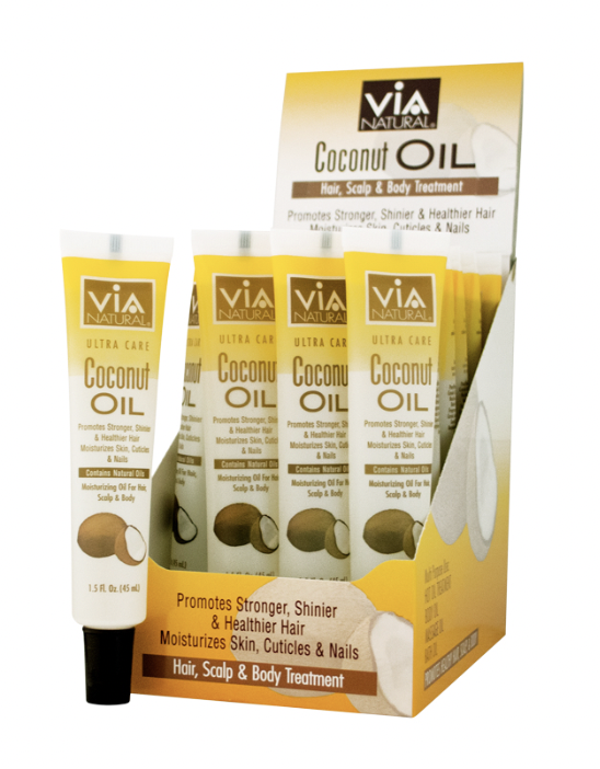 VIA Natural Coconut Oil 1.5 oz - BPolished Beauty Supply