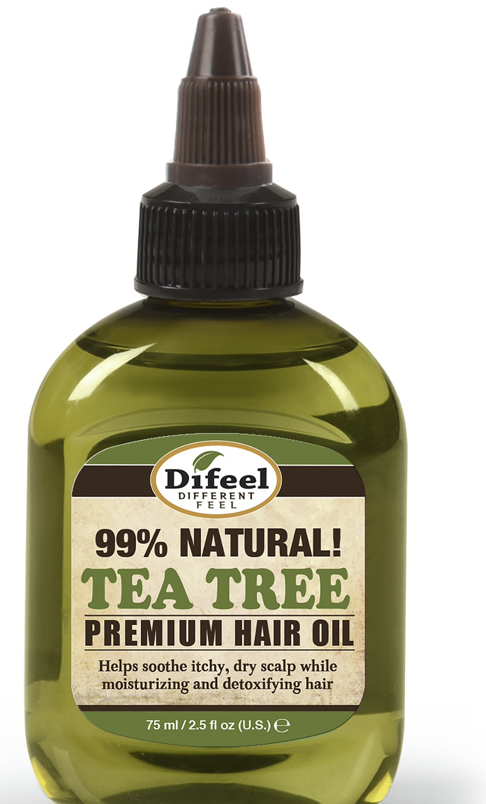 Difeel Premium Natural Hair Oil  - Tea Tree  2.5 oz - BPolished Beauty Supply