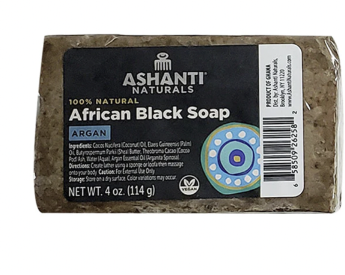 Ashanti 100% Black Soap  4 oz - BPolished Beauty Supply