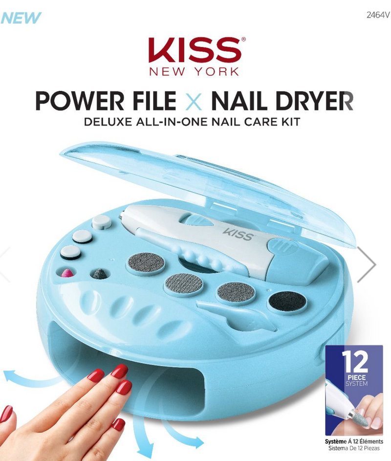 Kiss Powerfile Nail File Deluxe Set