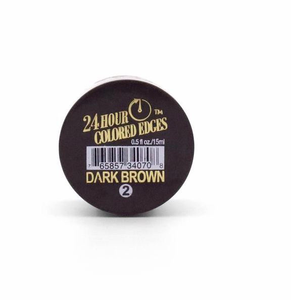 EBIN 24 HOUR COLORED EDGE TAMER - DARK BROWN - BPolished Beauty Supply