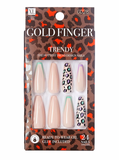 Kiss Gold Finger Trendy Press On Nails - BPolished Beauty Supply