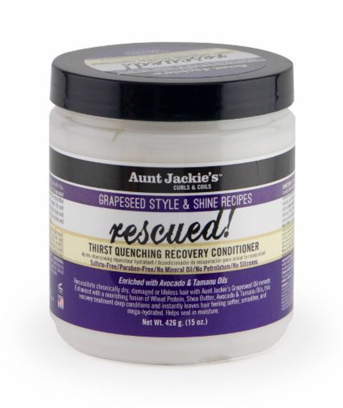 Aunt Jackie’s Grapeseed Rescued Thirst Quenching Recovery Conditioner 15 oz - BPolished Beauty Supply