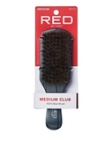 Red Professional 100% Boar Medium C Brush #BOR10 - BPolished Beauty Supply