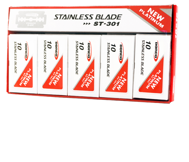 Dorco Stainless Blade Red 10 pcs #ST301 - BPolished Beauty Supply