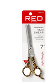 RED Kiss Straight Hair Shear Thinning 7" 30 Tooth - BPolished Beauty Supply