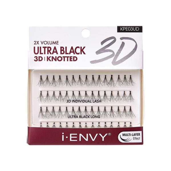 iEnvy Kiss Trio Ultrablack 3D Knotted #KPE03UD - BPolished Beauty Supply