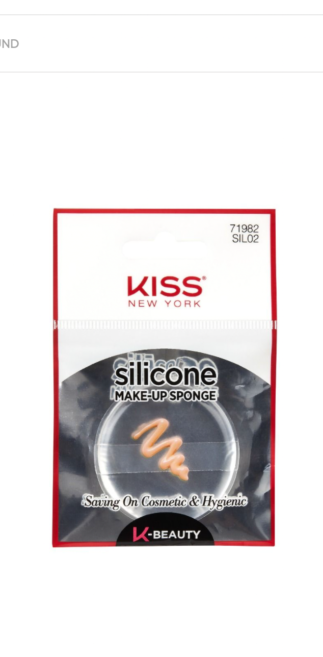 Kiss Silicone Sponge Round #SIL02 - BPolished Beauty Supply