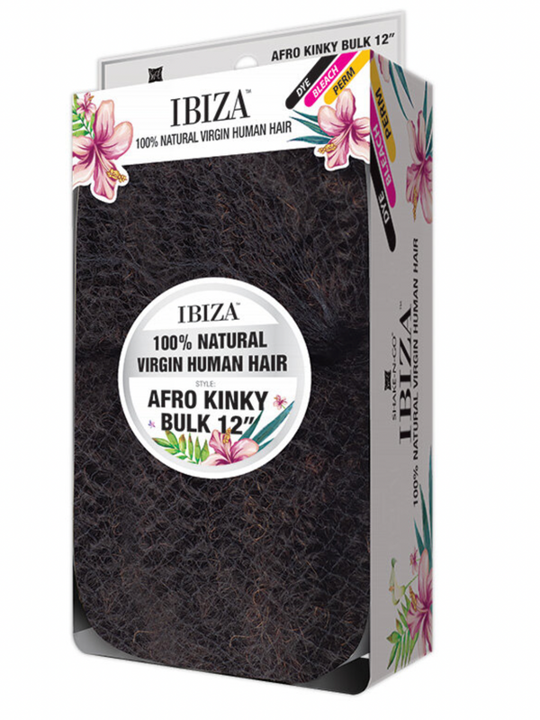 Shake N Go Virgin Human Hair Ibiza - Afro Kinky Bulk 12" - BPolished Beauty Supply