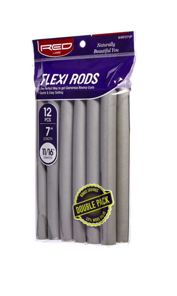 Red FlexiRods 7" Value Pack 10 PC - BPolished Beauty Supply